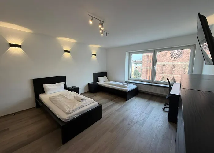 Accommodatie bij particulieren Zentrales Privatimmer - Moderne Kueche & Balkon *